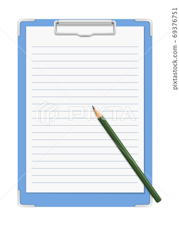 剪貼板和鉛筆邊框 剪貼板和鉛筆邊框 69376751