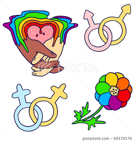 Equality symbols on white isolated backdrop Equality symbols on white isolated backdrop 69378570