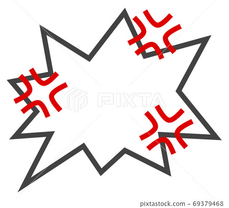 Illustration of angry blowout 69379468