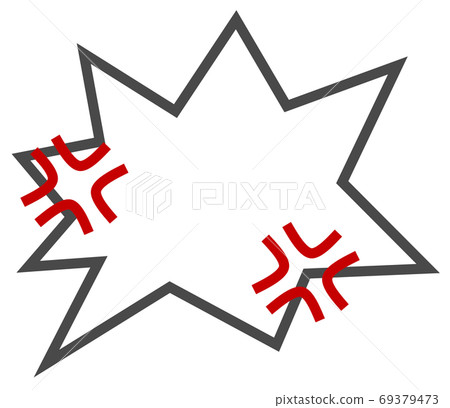 Illustration of angry blowout 69379473