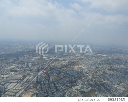 Aerial photo of Ho Chi Minh City, Vietnam 69381985