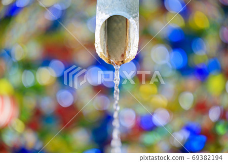 Okadera Marble Chozuya and early autumn flowers Okadera Marble Chozuya and early autumn flowers 69382194