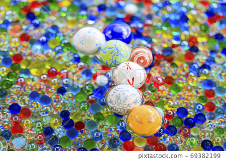 Okadera Marble Chozuya and early autumn flowers Okadera Marble Chozuya and early autumn flowers 69382199