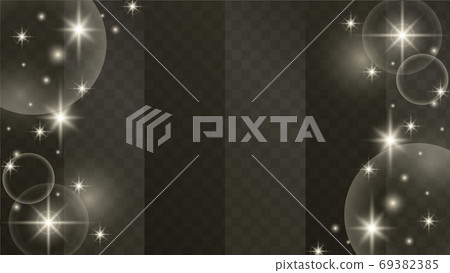 閃閃發光的黑色微風背景素材，方格圖案 69382385