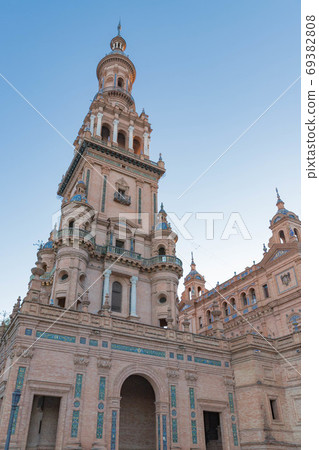 Plaza de España in Seville, Spain 69382808
