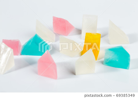 Agar confectionery (flower goori) 69385349