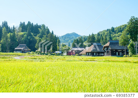 Rural scenery in late summer (Oginoshima ring village) Rural scenery in late summer (Oginoshima ring village) 69385377