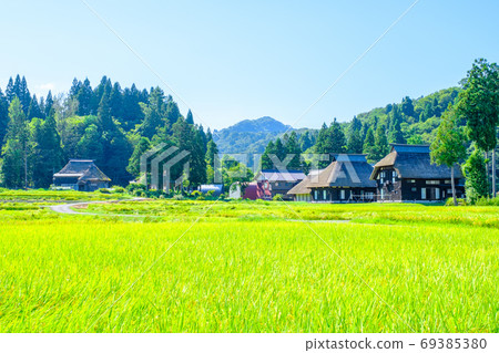 Rural scenery in late summer (Oginoshima ring village) Rural scenery in late summer (Oginoshima ring village) 69385380