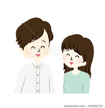 Good friend couple illustration 69386170