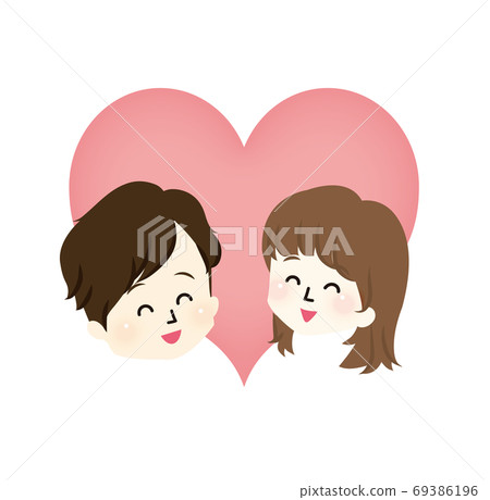 Lovely couple illustration 69386196