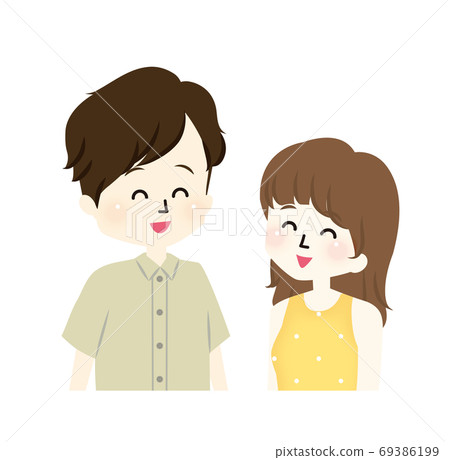 Good friend couple illustration 69386199