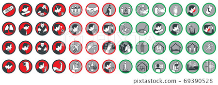 Coronavirus disease COVID-19 symptoms and Basic protective measures COVID-19 Coronavirus disease COVID-19 symptoms and Basic protective measures COVID-19 69390528