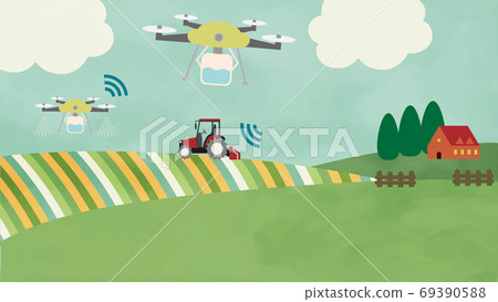 Background of smart agriculture 69390588