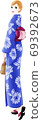 A woman in a yukata 69392673