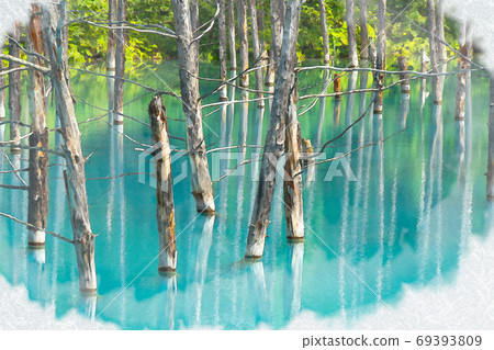 [Hokkaido] Biei Blue Pond 69393809