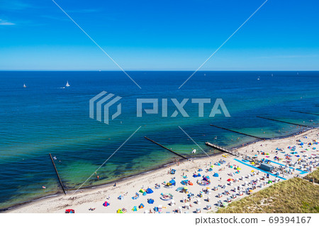 Beach on the Baltic Sea coast in Kuehlungsborn, Germany Beach on the Baltic Sea coast in Kuehlungsborn, Germany 69394167