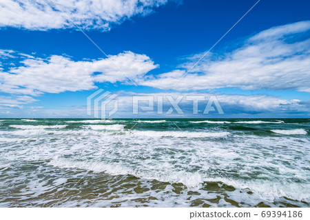 Waves on shore of the Baltic Sea 69394186