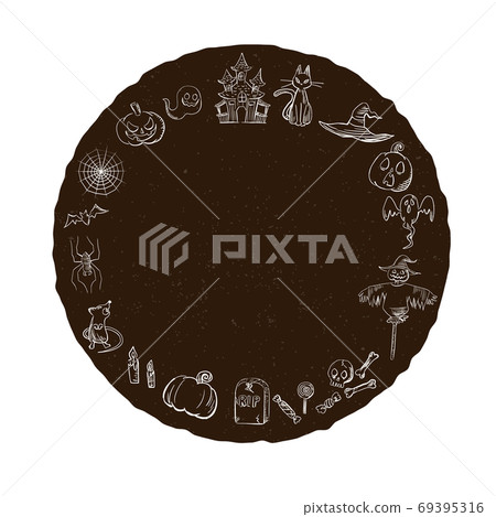 Halloween Halloween frame material Halloween Halloween frame material 69395316