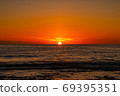 夏威夷島日落地平線上的日落 69395351
