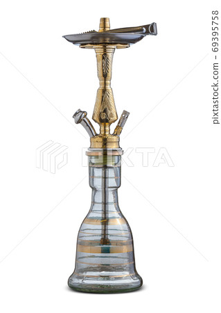 Traditional hookah set, isolated on white background Traditional hookah set, isolated on white background 69395758