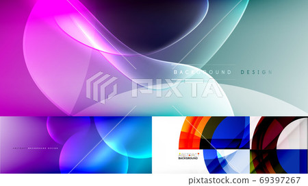 Geometric abstract backgrounds for covers, banners, flyers and posters and other templates 69397267