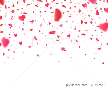 Color pink heart shape with lines pattern Vector Image