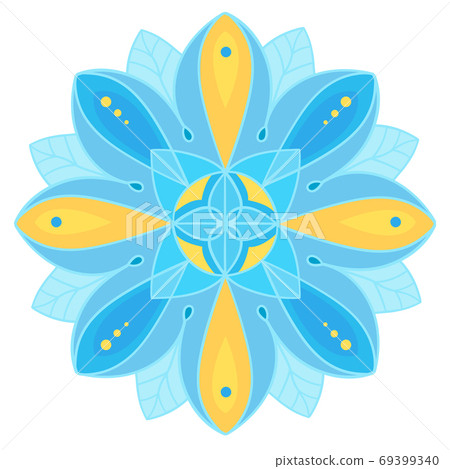 Flower mandala. Hand drawn background. Islam, Arabic, India, ottoman motifs. Vector illustration. Flower mandala. Hand drawn background. Islam, Arabic, India, ottoman motifs. Vector illustration. 69399340