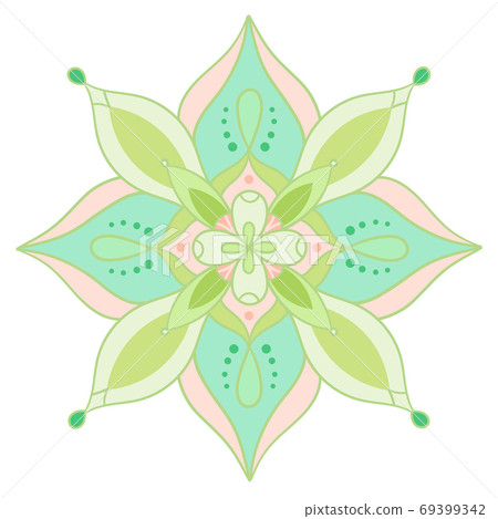 Flower mandala. Hand drawn background. Islam, Arabic, India, ottoman motifs. Vector illustration. Flower mandala. Hand drawn background. Islam, Arabic, India, ottoman motifs. Vector illustration. 69399342