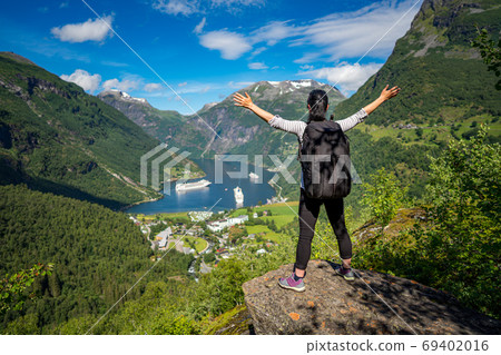 Geiranger fjord, Norway. Geiranger fjord, Norway. 69402016