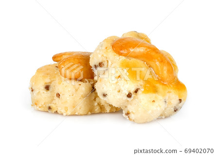cashews cookie isolated on white background 69402070