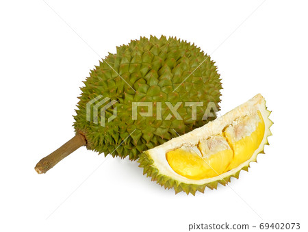 durian isolated on white background, king of fruits 69402073
