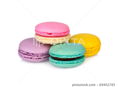 macaron isolated on white background 69402785