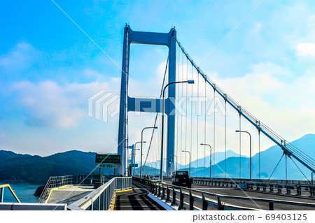 Kurushima Strait 1st Ohashi Bridge Kurushima Strait 1st Ohashi Bridge 69403125