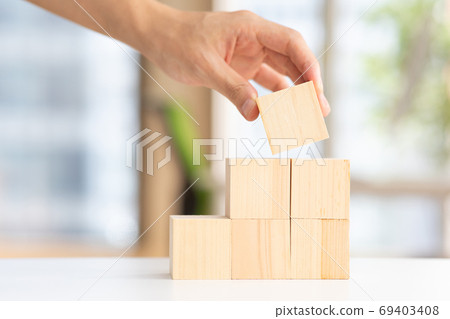 積木 示範材料的材料圖像 照片材料 69403408