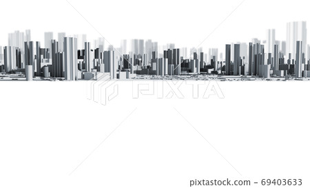 Smart city design background with copy space 3d render Smart city design background with copy space 3d render 69403633