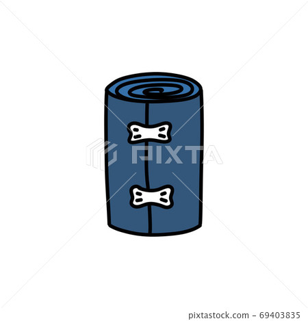 elastic bandage doodle icon, vector color elastic bandage doodle icon, vector color 69403835