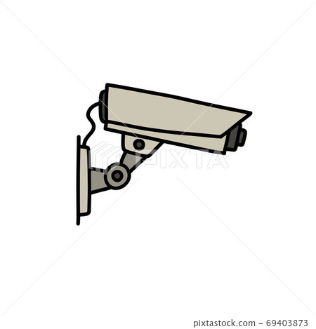 videcam doodle icon, vector color line 69403873