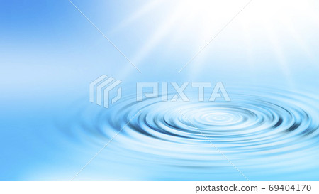 Blue water ripple background with copy space Blue water ripple background with copy space 69404170
