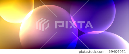 Vector abstract background liquid bubble circles on fluid gradient with shadows and light effects. Shiny design templates for text Vector abstract background liquid bubble circles on fluid gradient with shadows and light effects. Shiny design templates for text 69404951