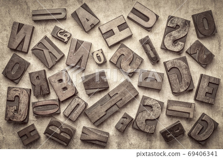 random wood type letters background random wood type letters background 69406341