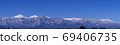 Panorama photo of the Northern Alps 69406735