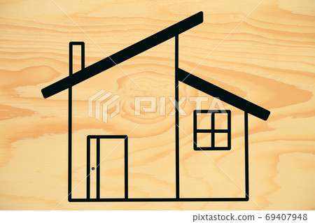 Residential wood grain background Residential wood grain background 69407948