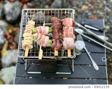 Yakitori at the camp in Okutama Yakitori at the camp in Okutama 69412139