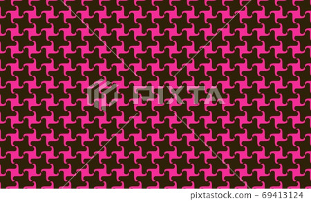 Houndstooth Seamless pattern on pink background Houndstooth Seamless pattern on pink background 69413124
