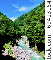 Hatonosu Canyon in Okutama 69413154