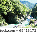 Hatonosu Canyon in Okutama 69413172