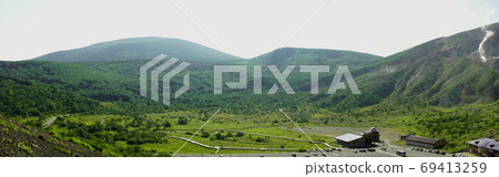 [Urabandai / Jododaira] Scenery of Mt. Issaikyo and Jododaira Marsh / Bandai Asahi National Park (Kitashiobara Village, Fukushima Prefecture) 69413259