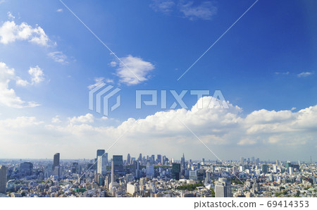 Tokyo scenery August 2020 Shibuya new 69414353
