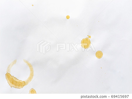 coffee and tea stains on paper background 69415697