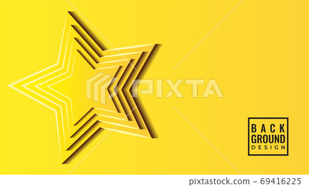 Colorful 3D Star Papercut Layers Vector Illustration. Abstract B Colorful 3D Star Papercut Layers Vector Illustration. Abstract B 69416225